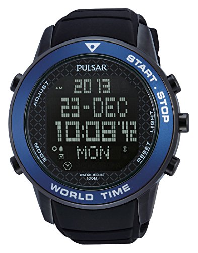 Pulsar Herren-Armbanduhr XL Sport Digital Quarz Kautschuk PQ2029X1