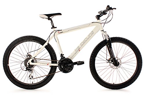 KS Cycling Fahrrad Mountainbike Hardtail Heed RH 49 cm, Weiß, 26, 255B