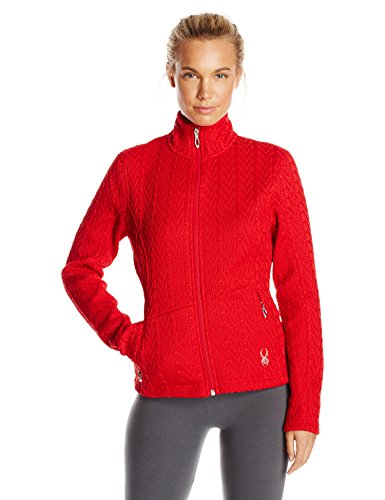 Spyder Damen Strickfleece Sweatshirt Major rot oder schwarz