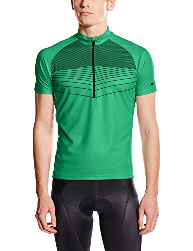 Ziener Herren Biketrikot CADMIN, bright green/black